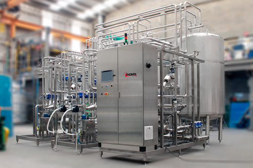 Sistema CIP per linea di estrazione del caffè