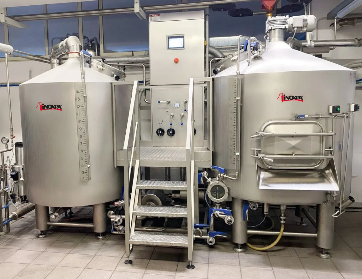 Impianto di produzione della birra automatizzato