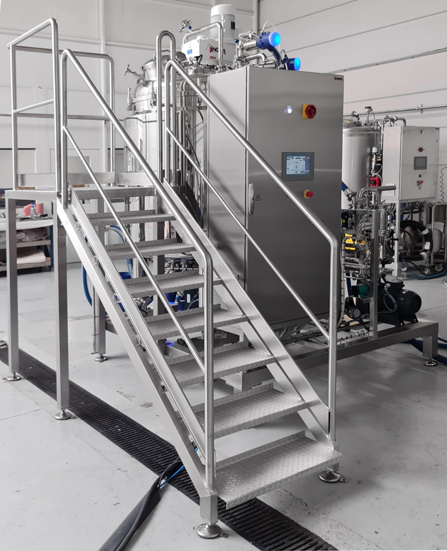 Unità di produzione per shampoo e maschere capillari